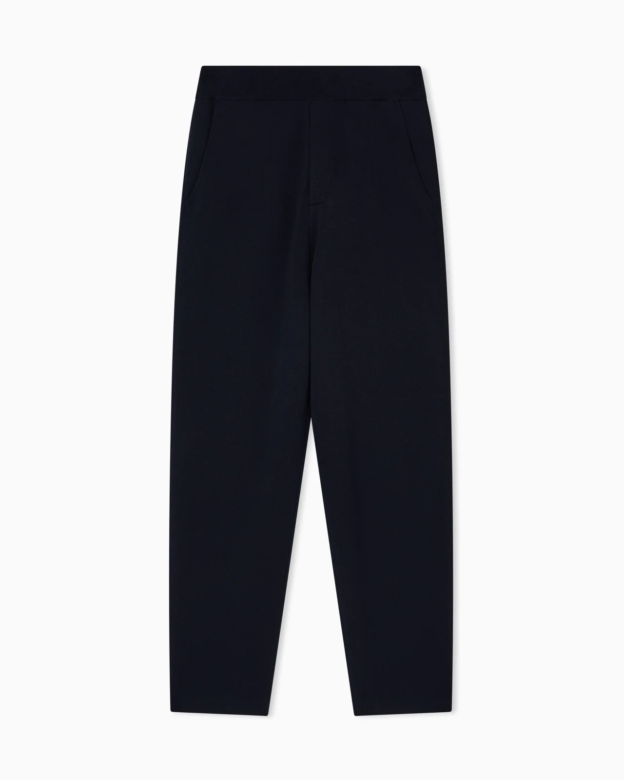 ICON KNITTED ELASTICATED-WAIST TROUSERS - 1