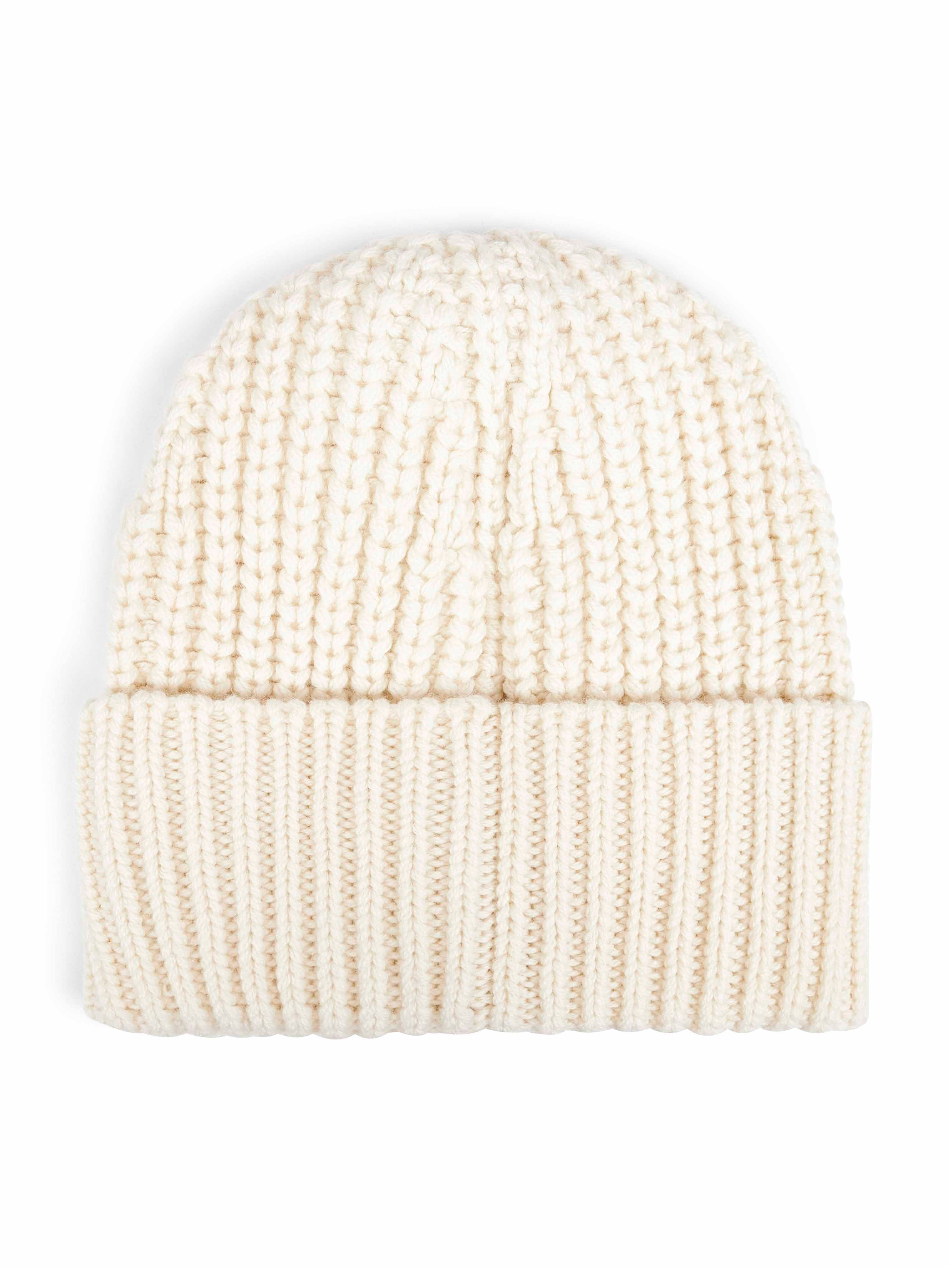 White wool and cashmere beanie - 2