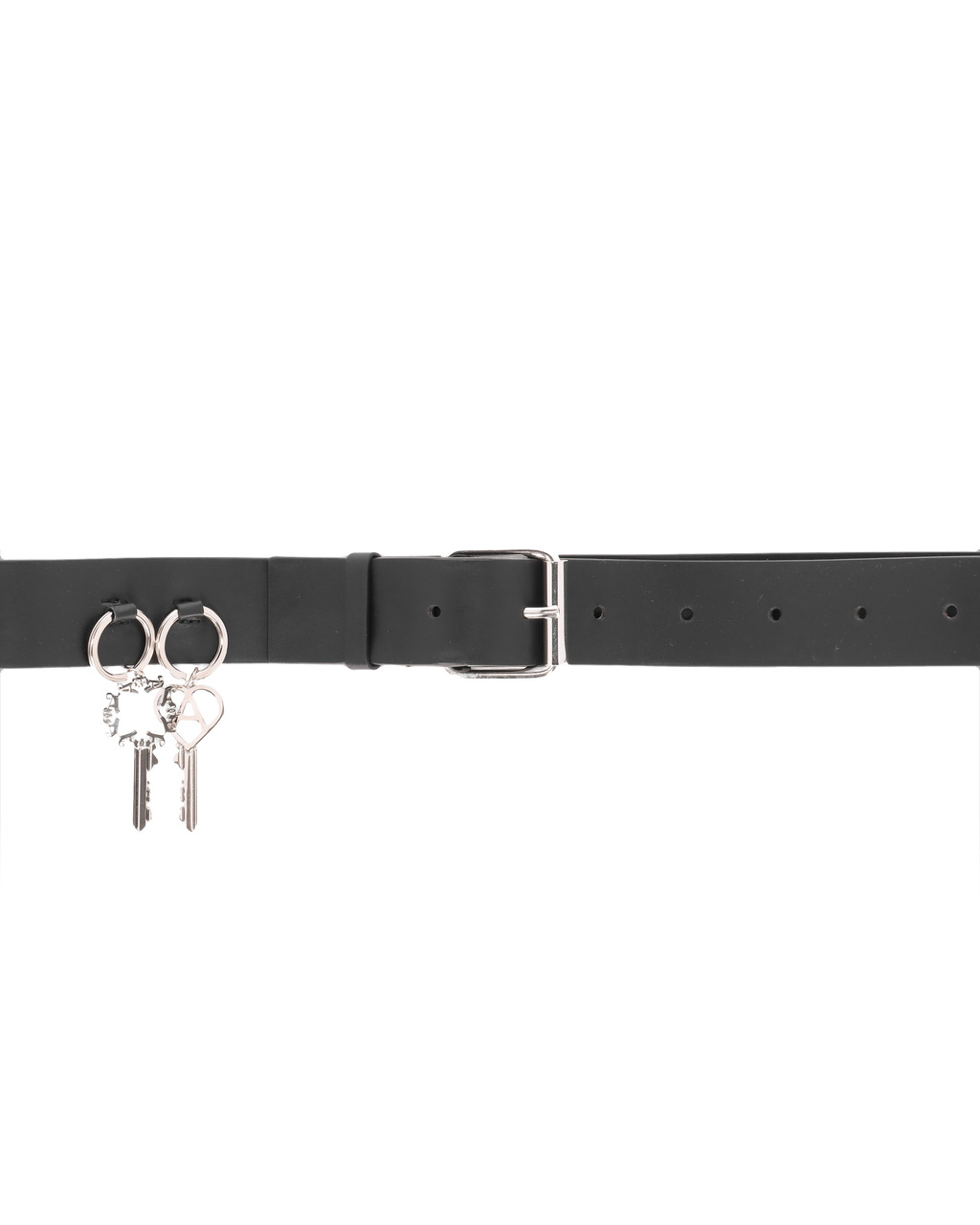 LEATHER BELT WITH KEY CHARMS - 1