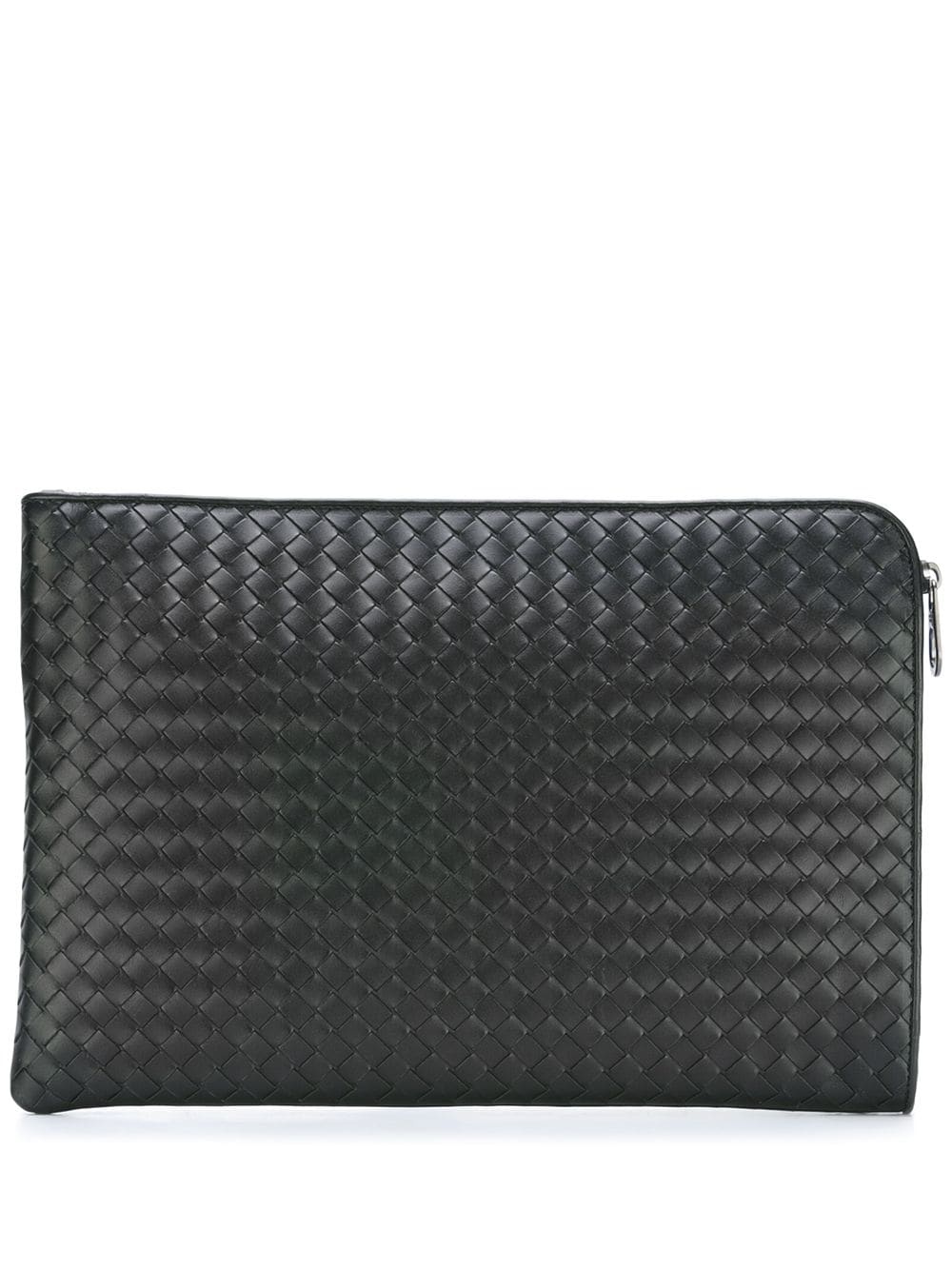 intrecciato weave small document case - 1