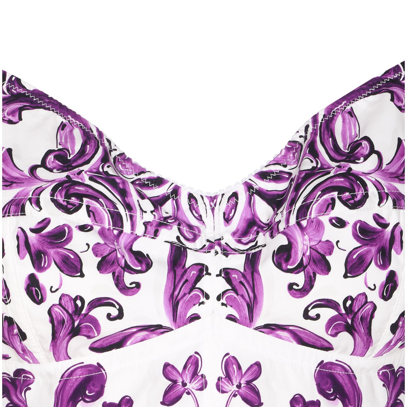 Dolce&Gabbana Women Maiolica Print Top - 4