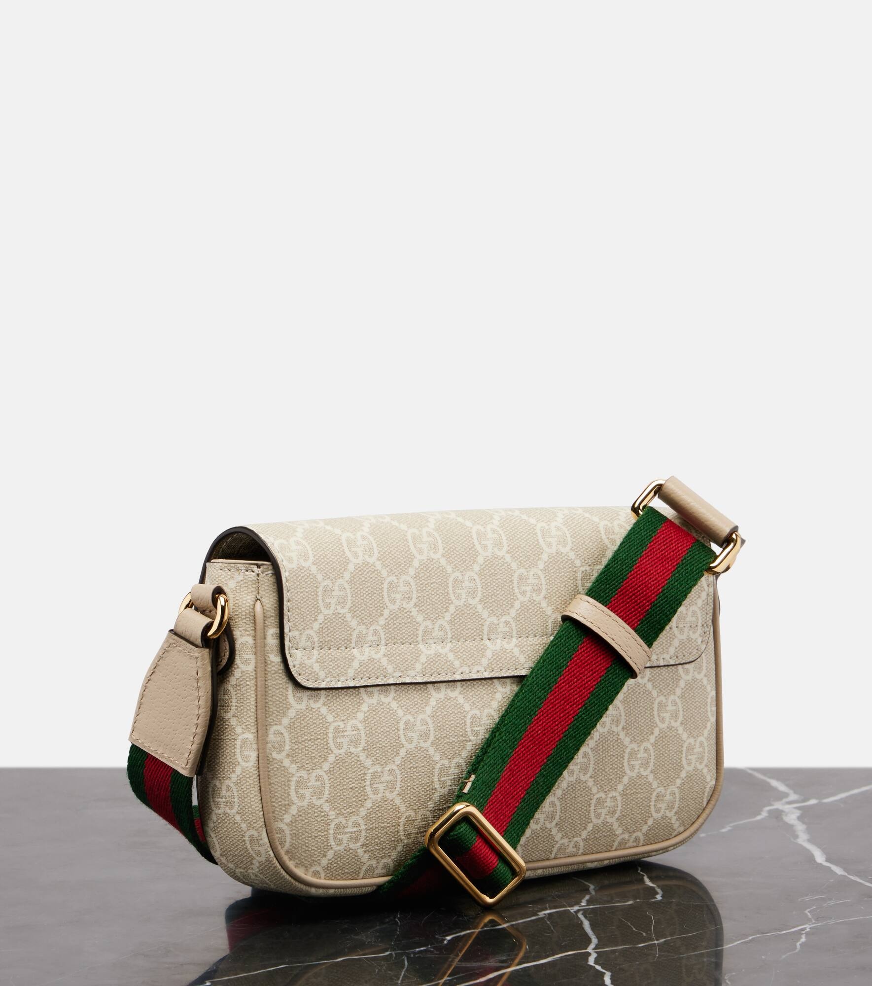 Ophidia canvas crossbody bag - 4