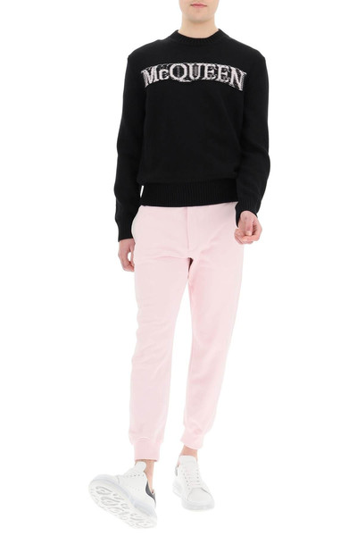 Alexander McQueen SWEATPANTS WITH SELVEDGE LOGO BAND outlook