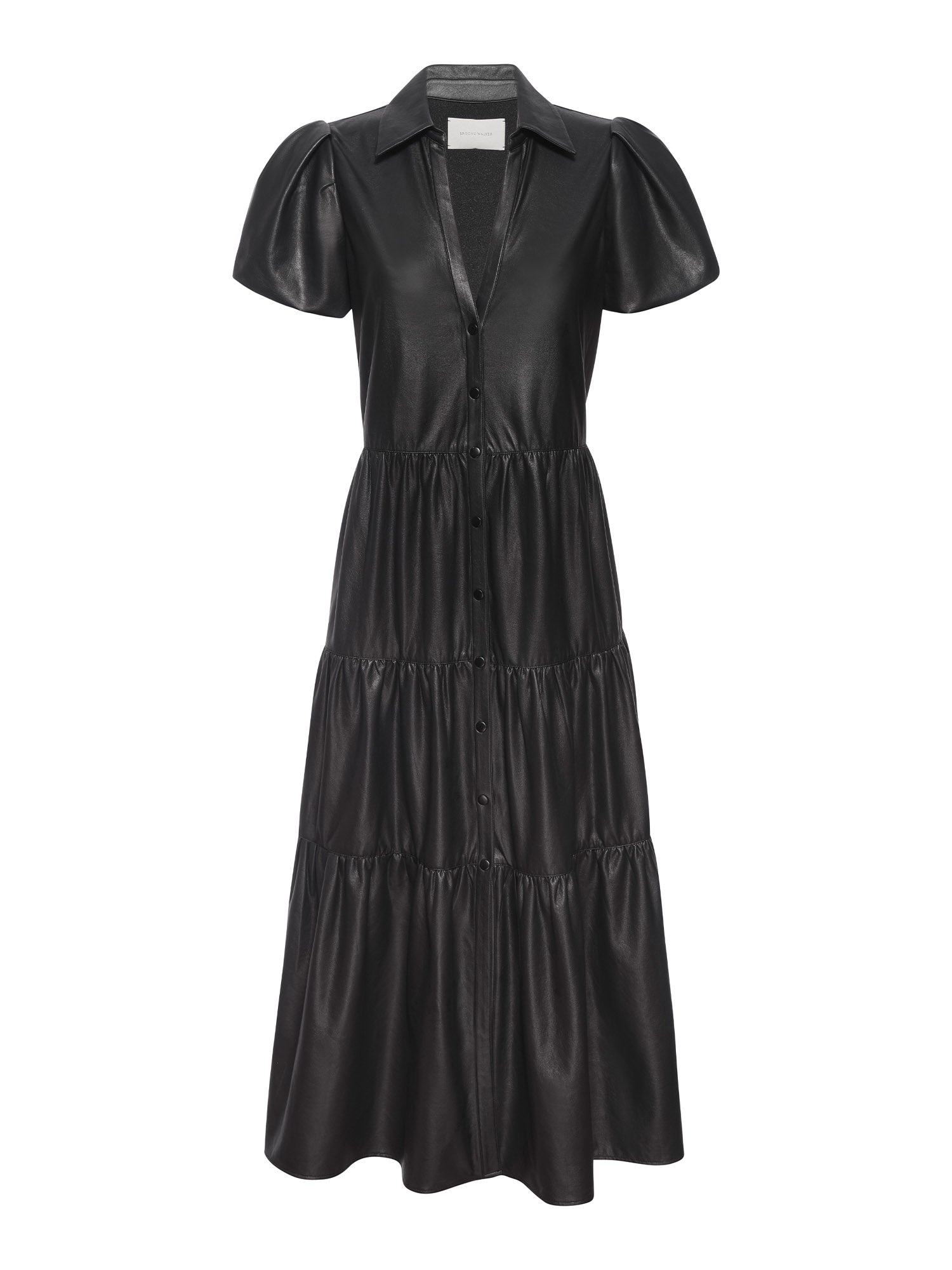 The Havana Vegan Leather Dress - 4