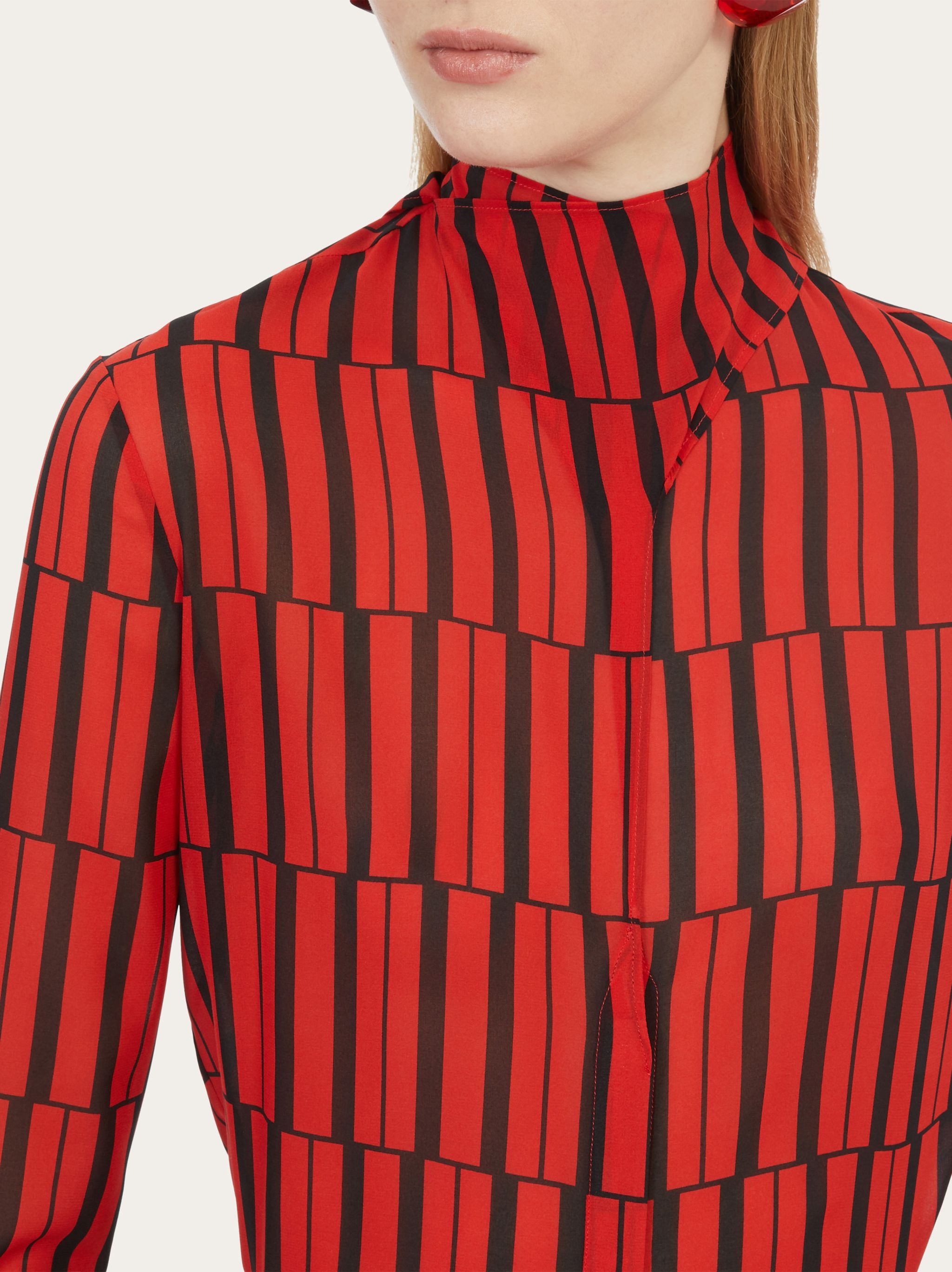 Sash collar shirt - 5