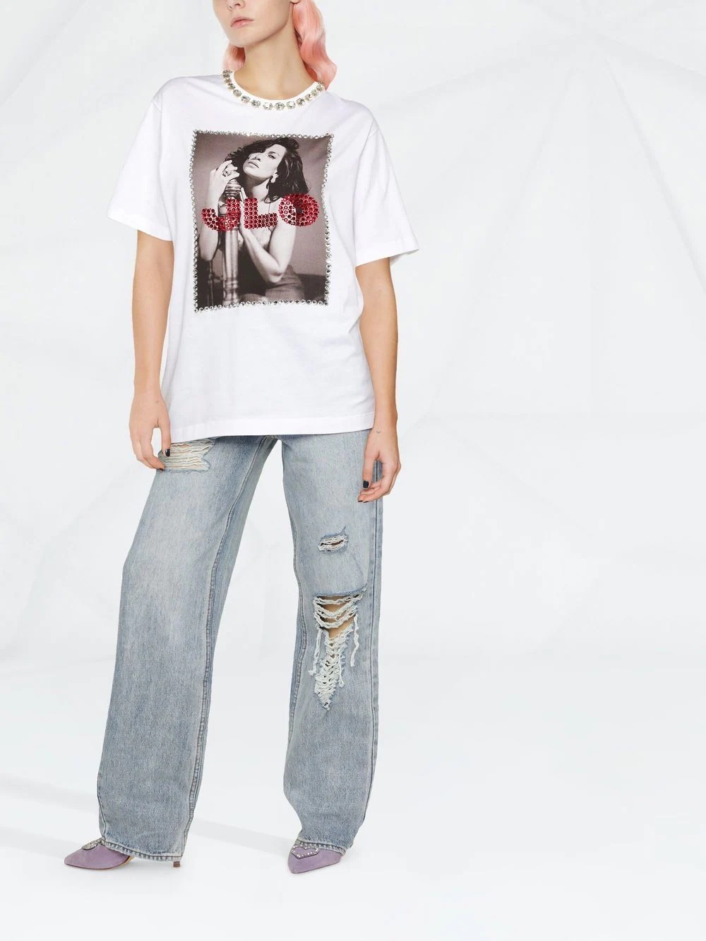 J.Lo photograph-print T-Shirt - 2