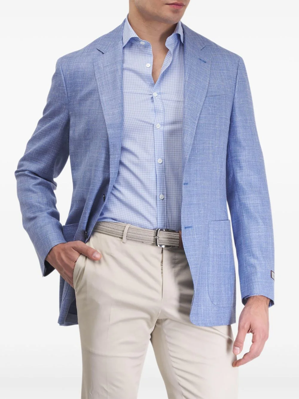 single-breasted blazer - 1