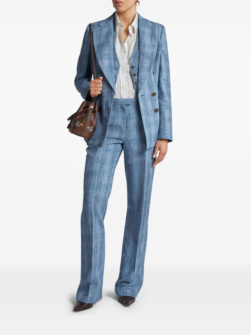 Etro check blazer outlook