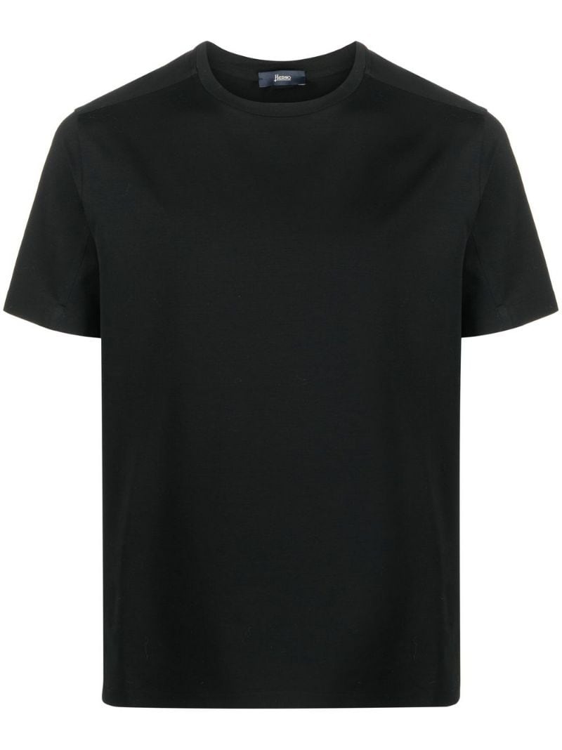 short-sleeve cotton T-shirt - 1