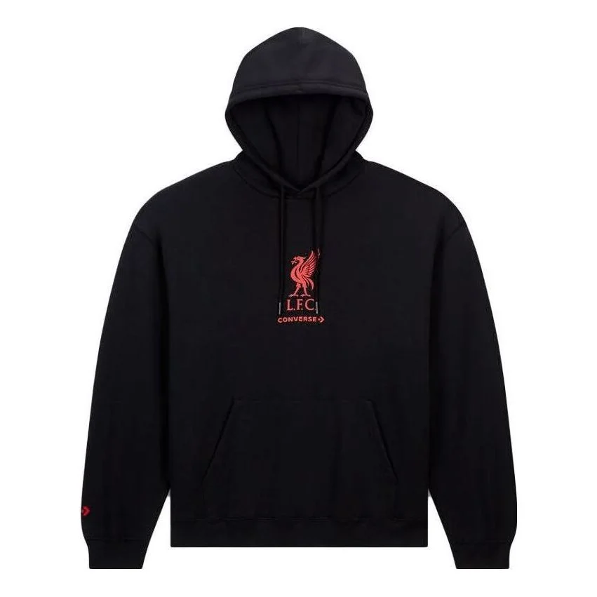 Converse x LFC Loose-Fit Logo Hoodie 'Black' 10026265-A03 - 1