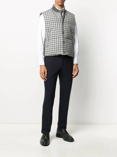 Thom Browne checked gilet  outlook