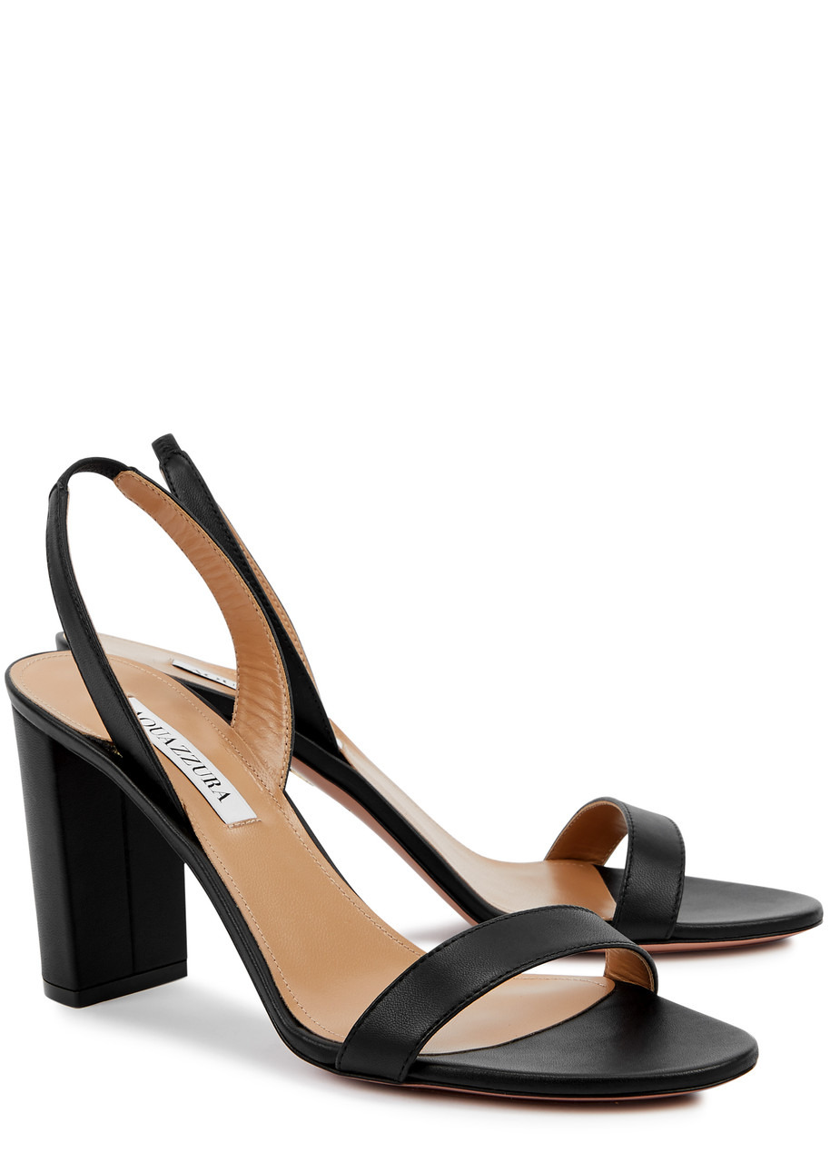 So Nude 85 leather slingback sandals - 2