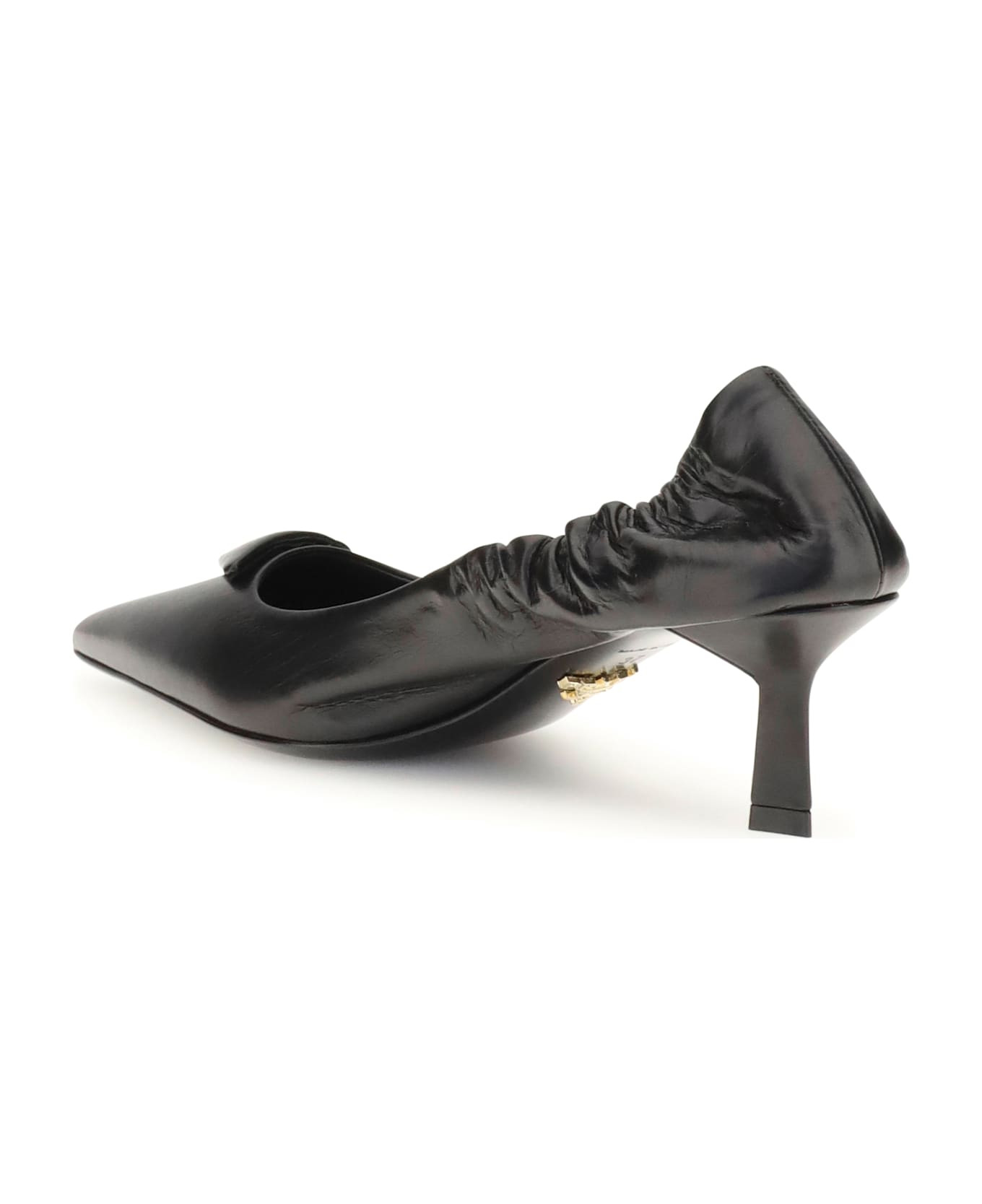 Leather Logo Pumps - 3