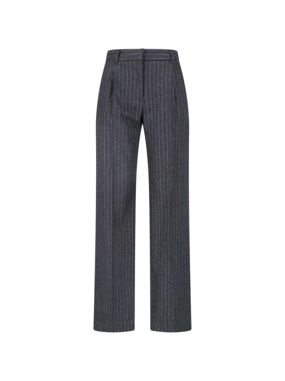 pinstripe-print pleated trousers - 1