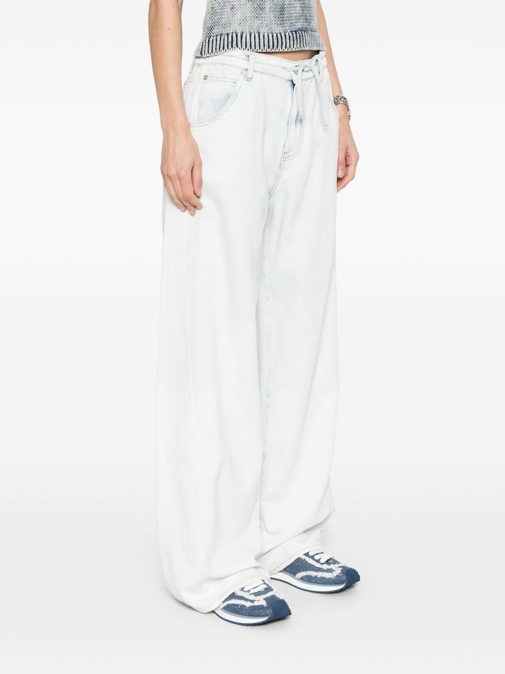paperbag-waist jeans - 3
