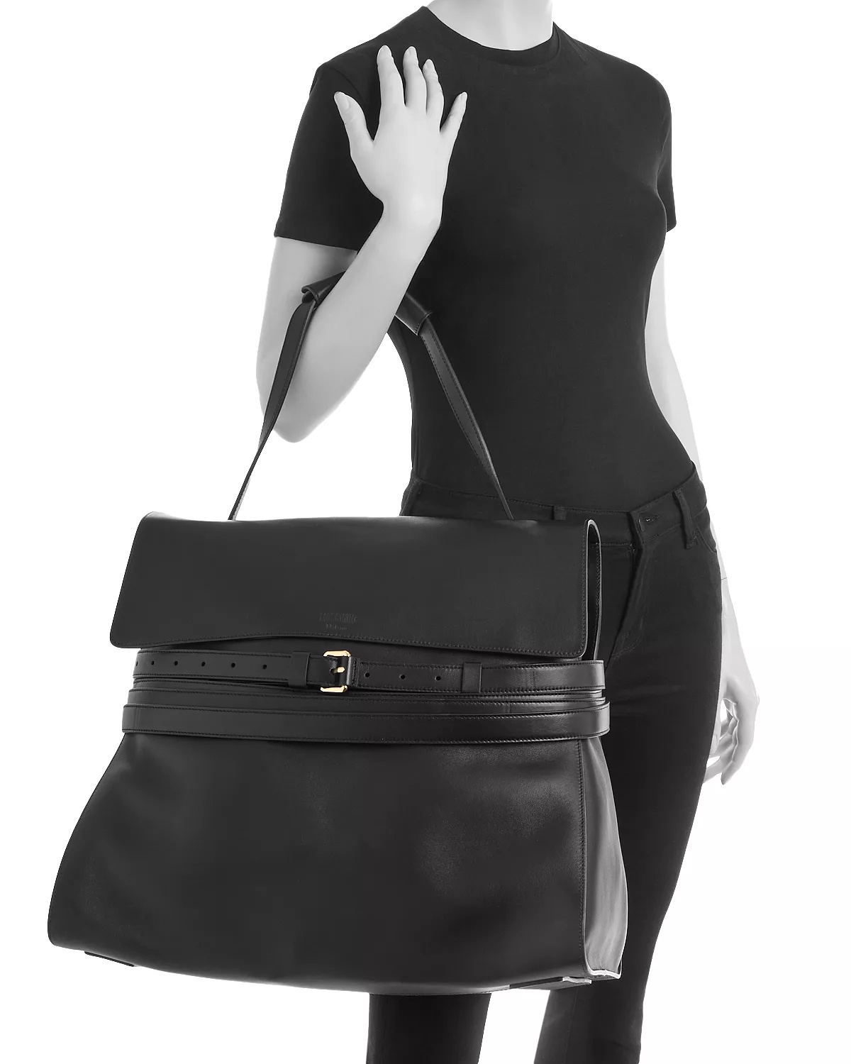 Tie Me Leather Top Handle Bag - 2