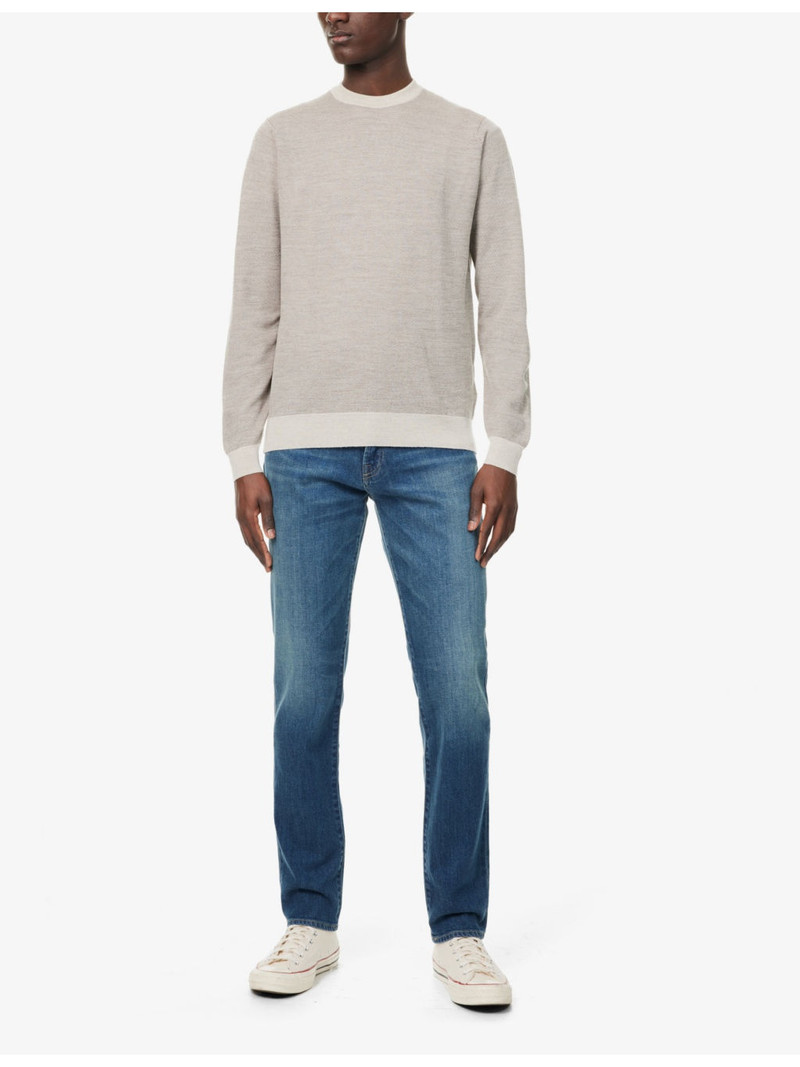 Citizens of Humanity Adler Brand-Patch Tapered-Leg Regular-Fit Stretch-Denim Jeans outlook