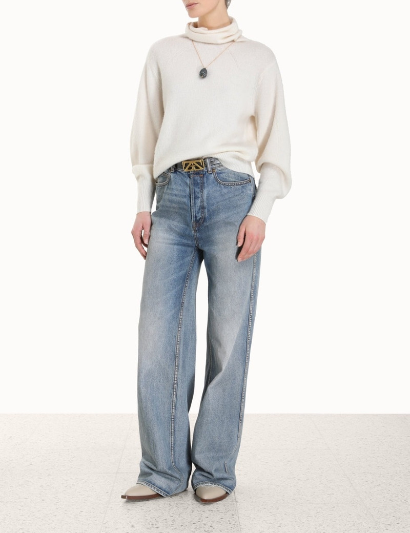 Zimmermann LYRICAL BRUSHED WOOL SWEATER outlook