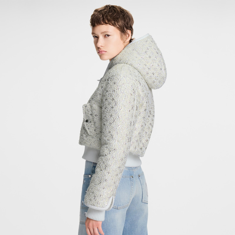 Monogram Tweed Cropped Jacket 7