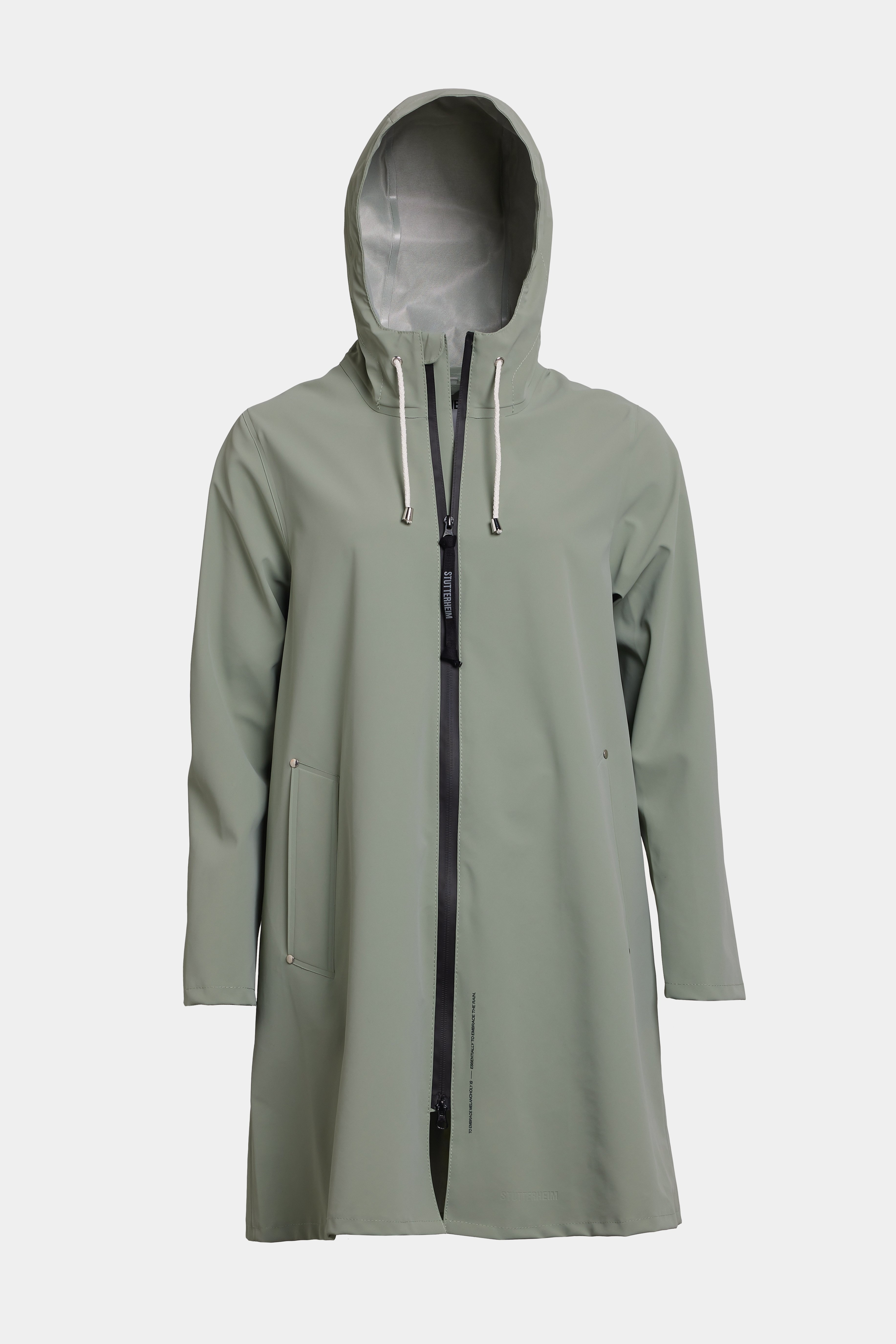 Mosebacke Lightweight Zip Matte Raincoat Comet - 6