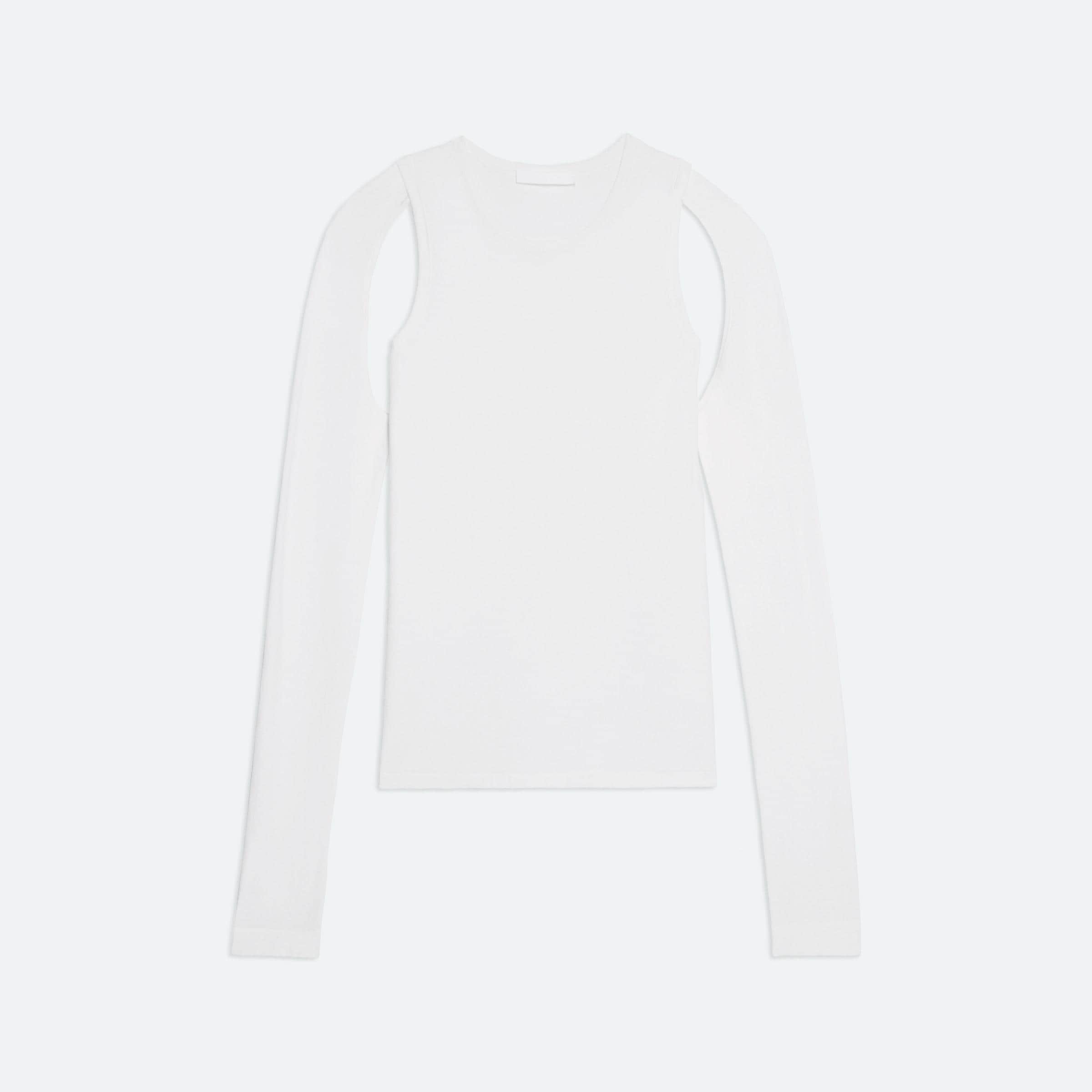 CUT-OUT COTTON SWEATER - 1