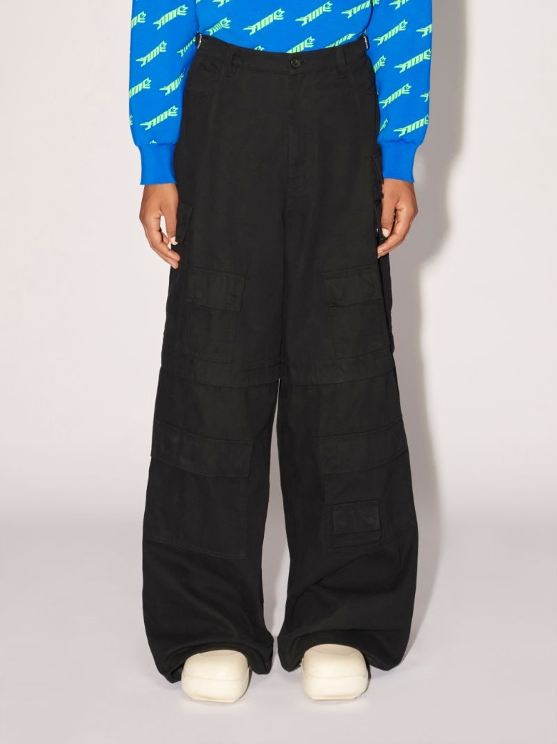 Wide Cargo Pants - 5