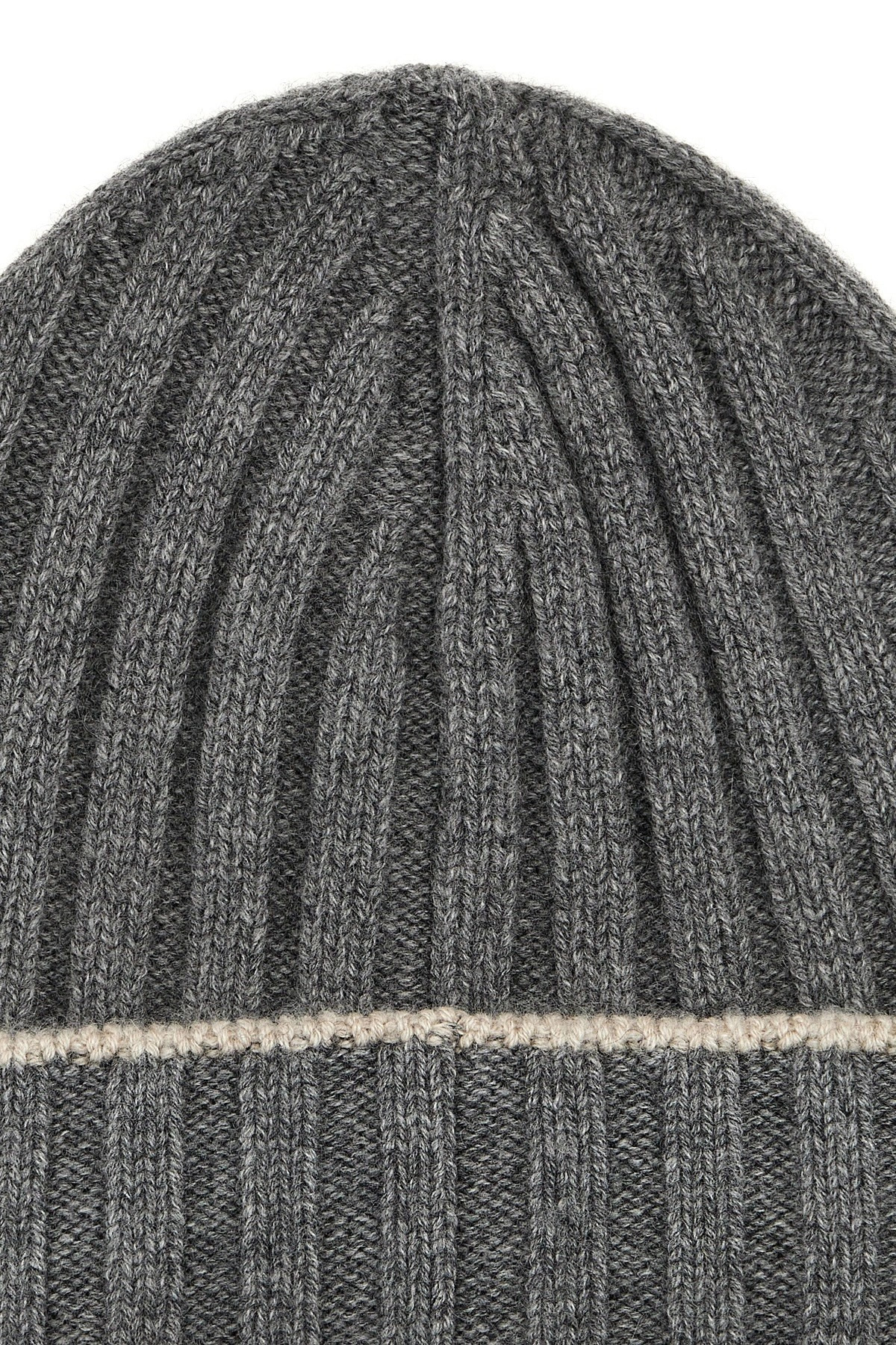 Contrast line beanie - 3