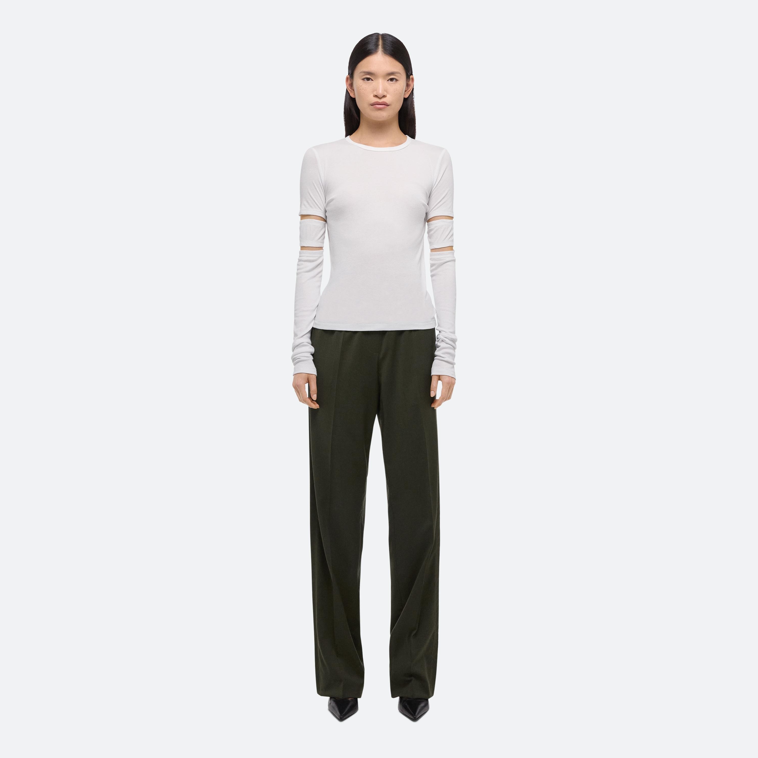 SLASHED LONG-SLEEVED TOP - 3