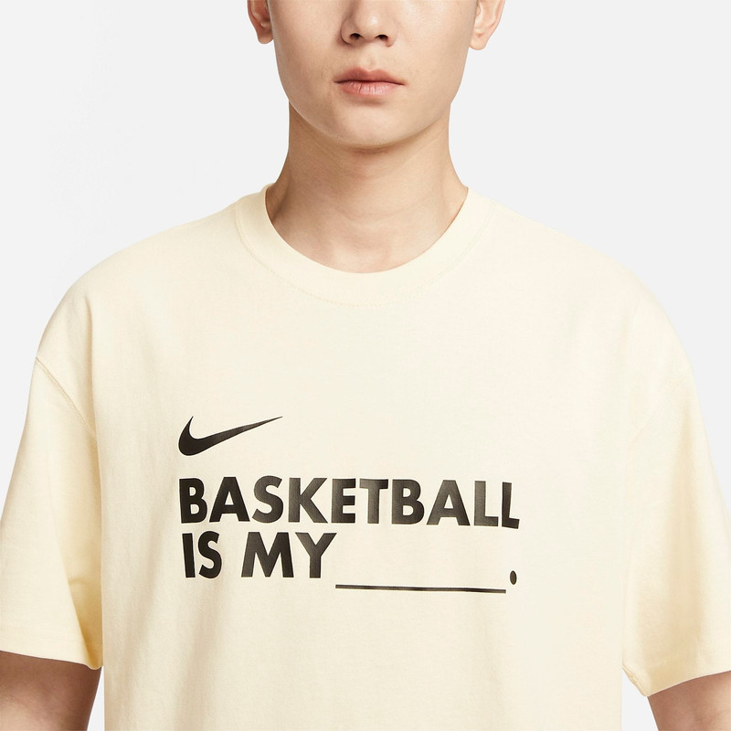 Nike Nike BASKETBALL IS MY T-Shirt 'beige' FN3706-113 outlook