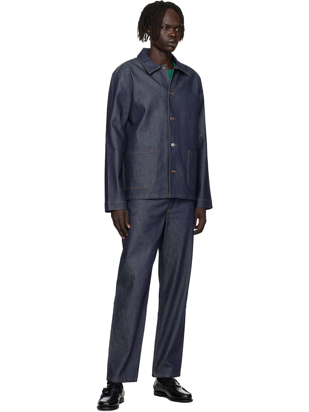 Navy Kerlouan Denim Jacket - 4