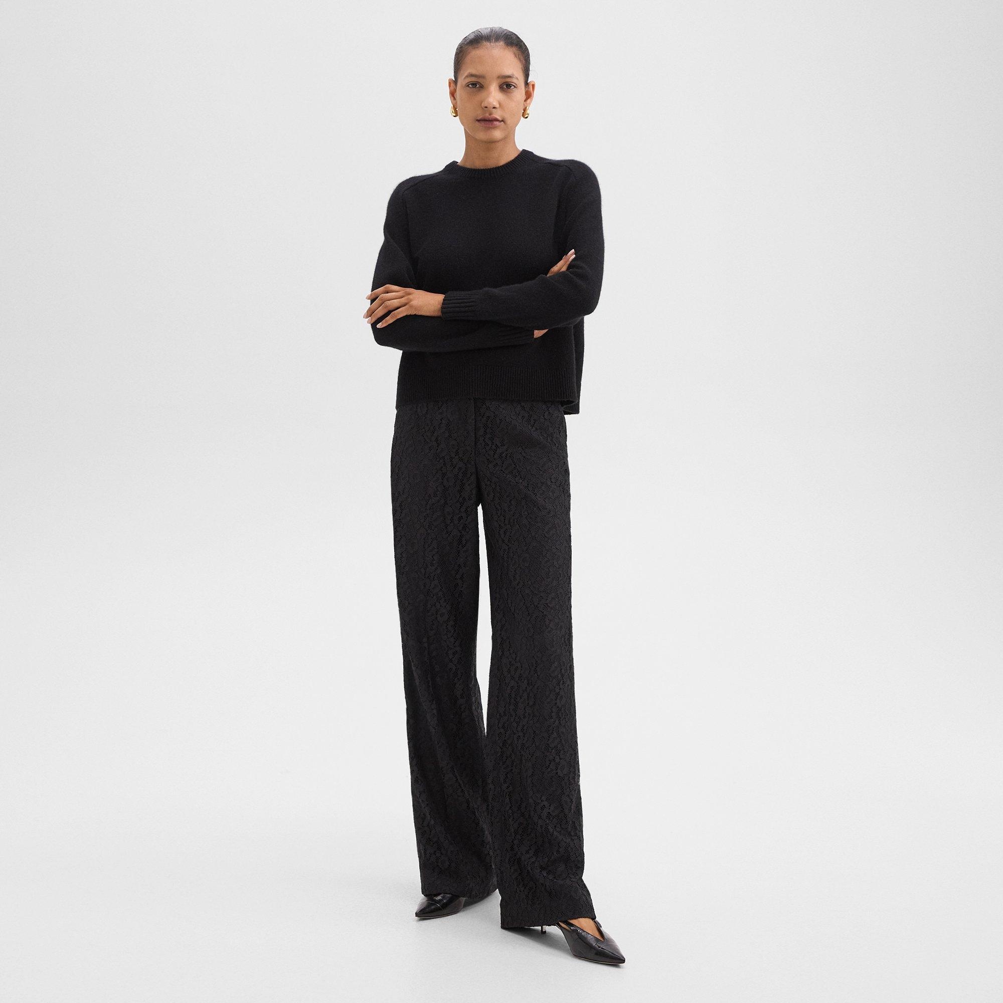 Tailored Pant in Leopard Lace - 2
