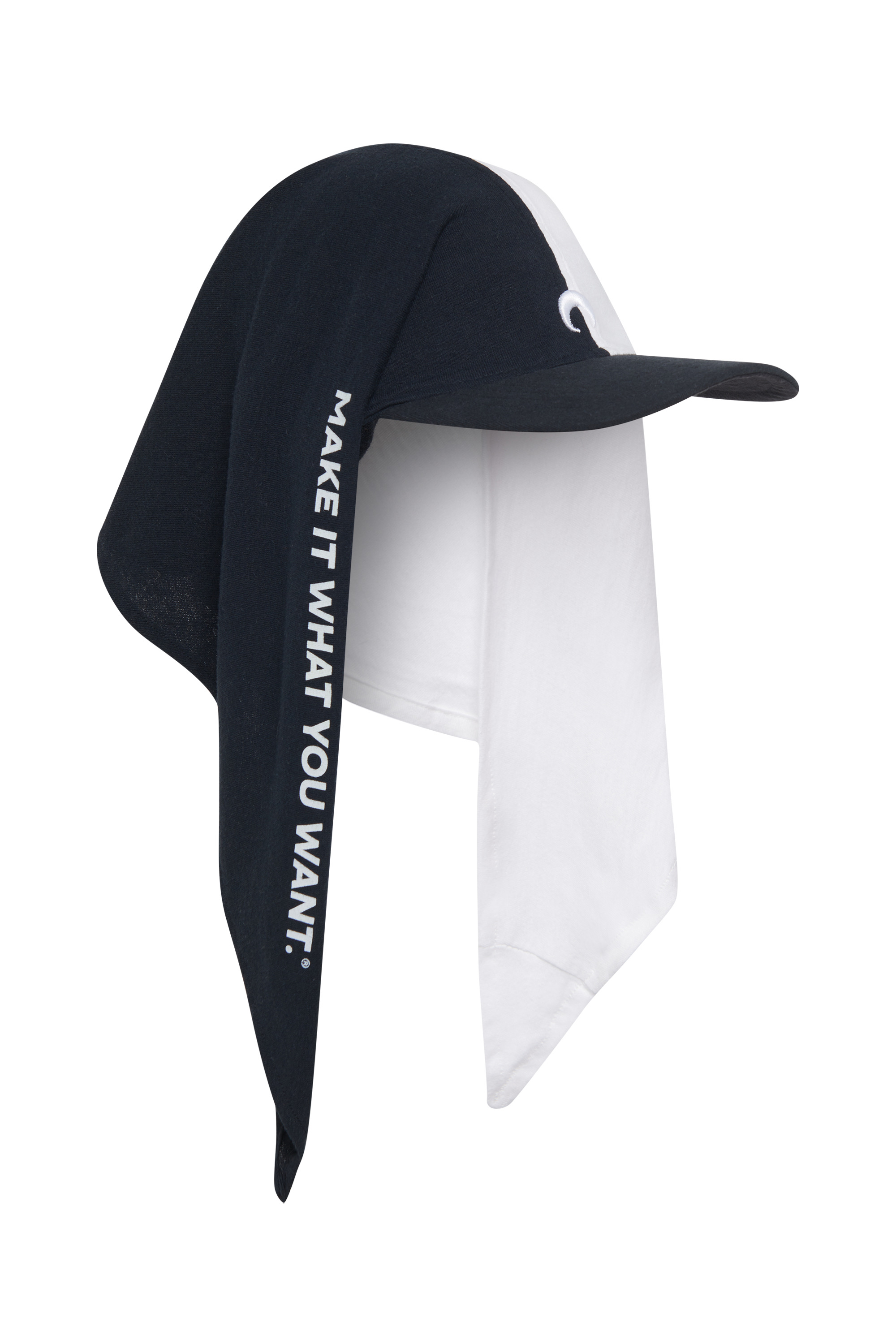 Regenerated Graphic T-Shirt Veiled Cap - 1