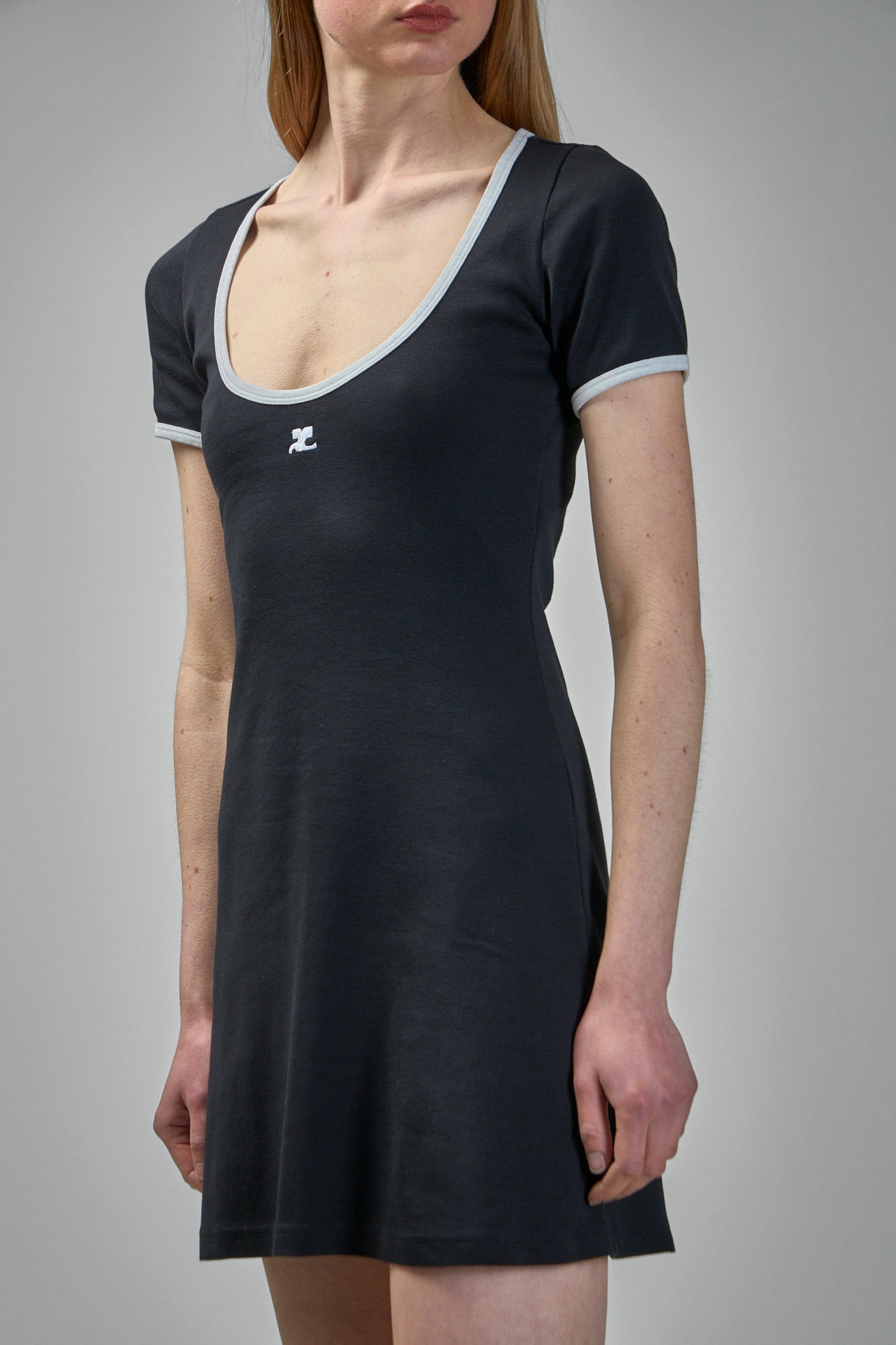 Holistic Contrast Mini Dress - 4