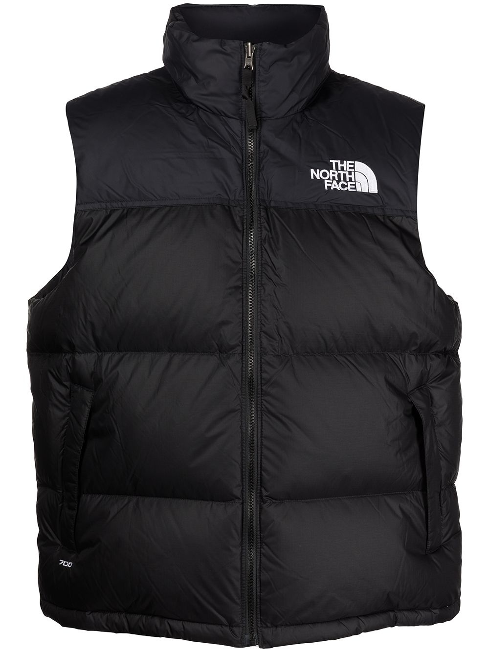 logo padded gilet - 1