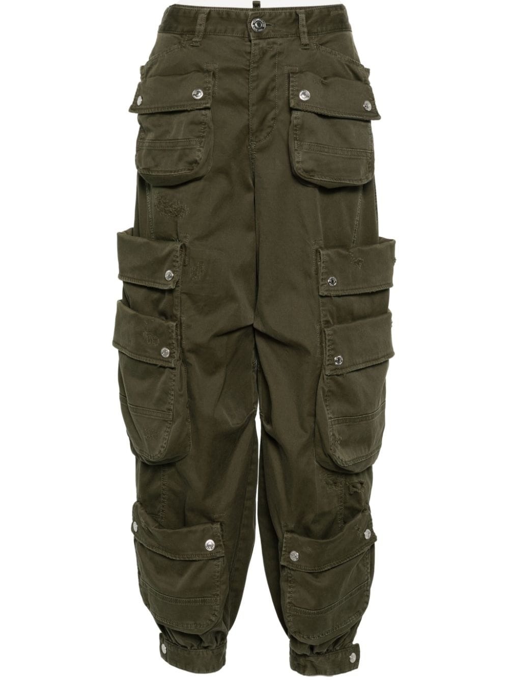 multi-pocket cargo trousers - 1