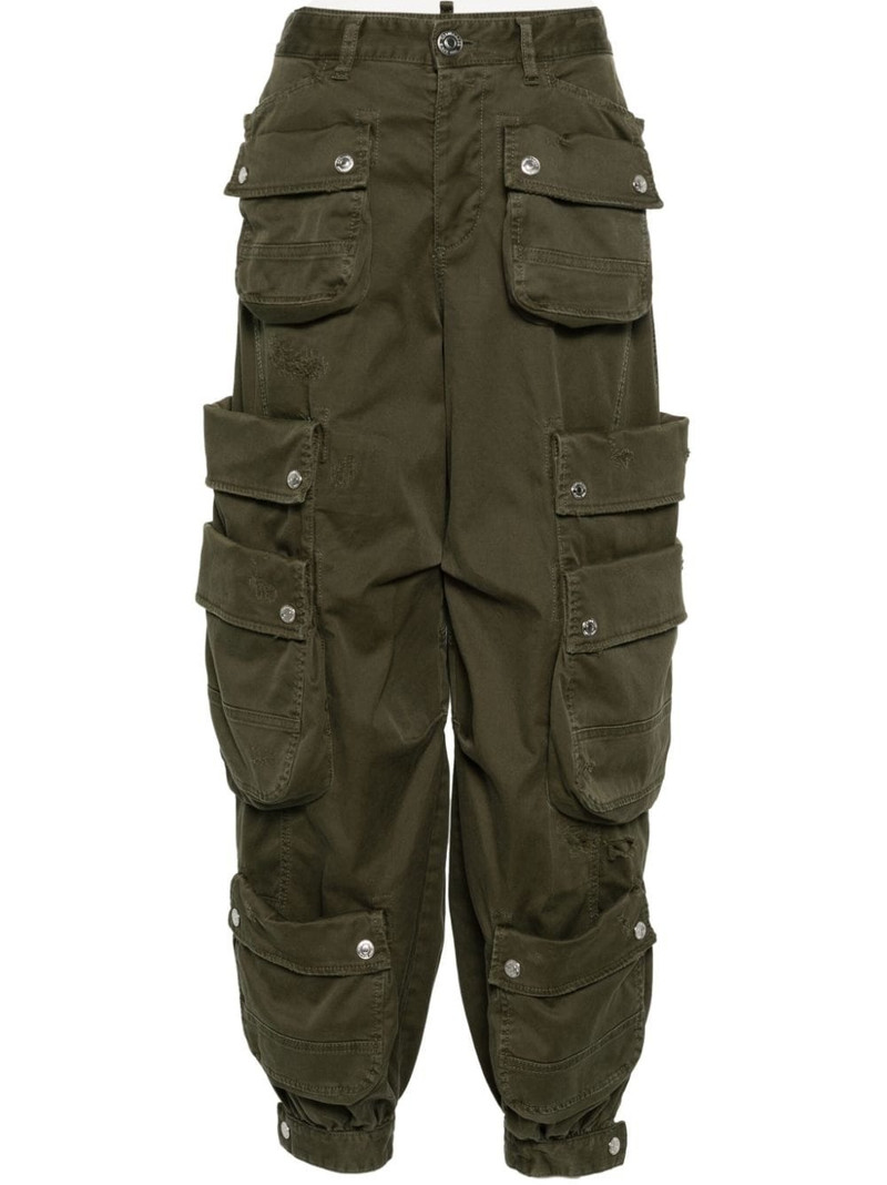 multi-pocket cargo trousers 1
