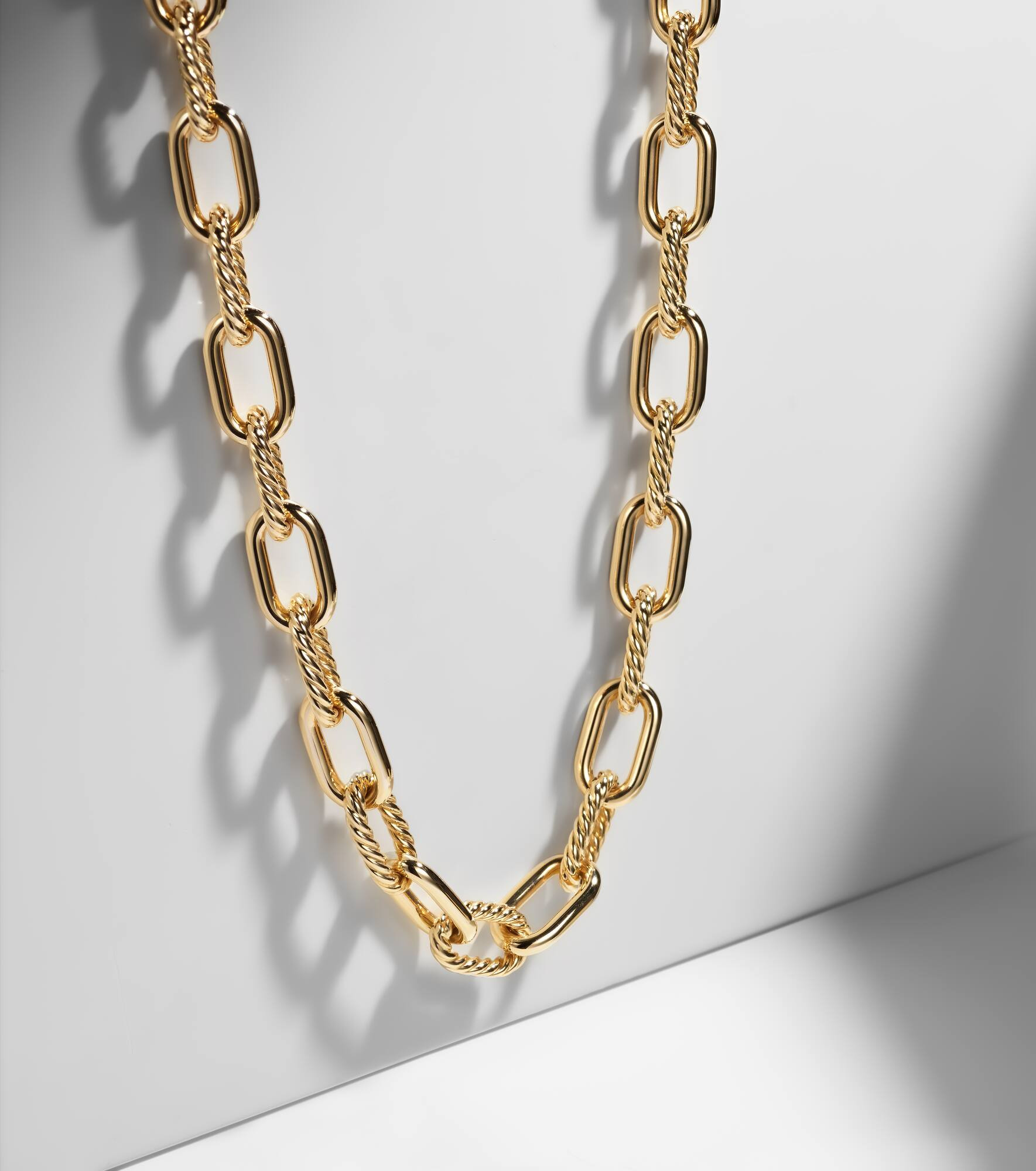 DY Madison® 18kt gold chain necklace - 5