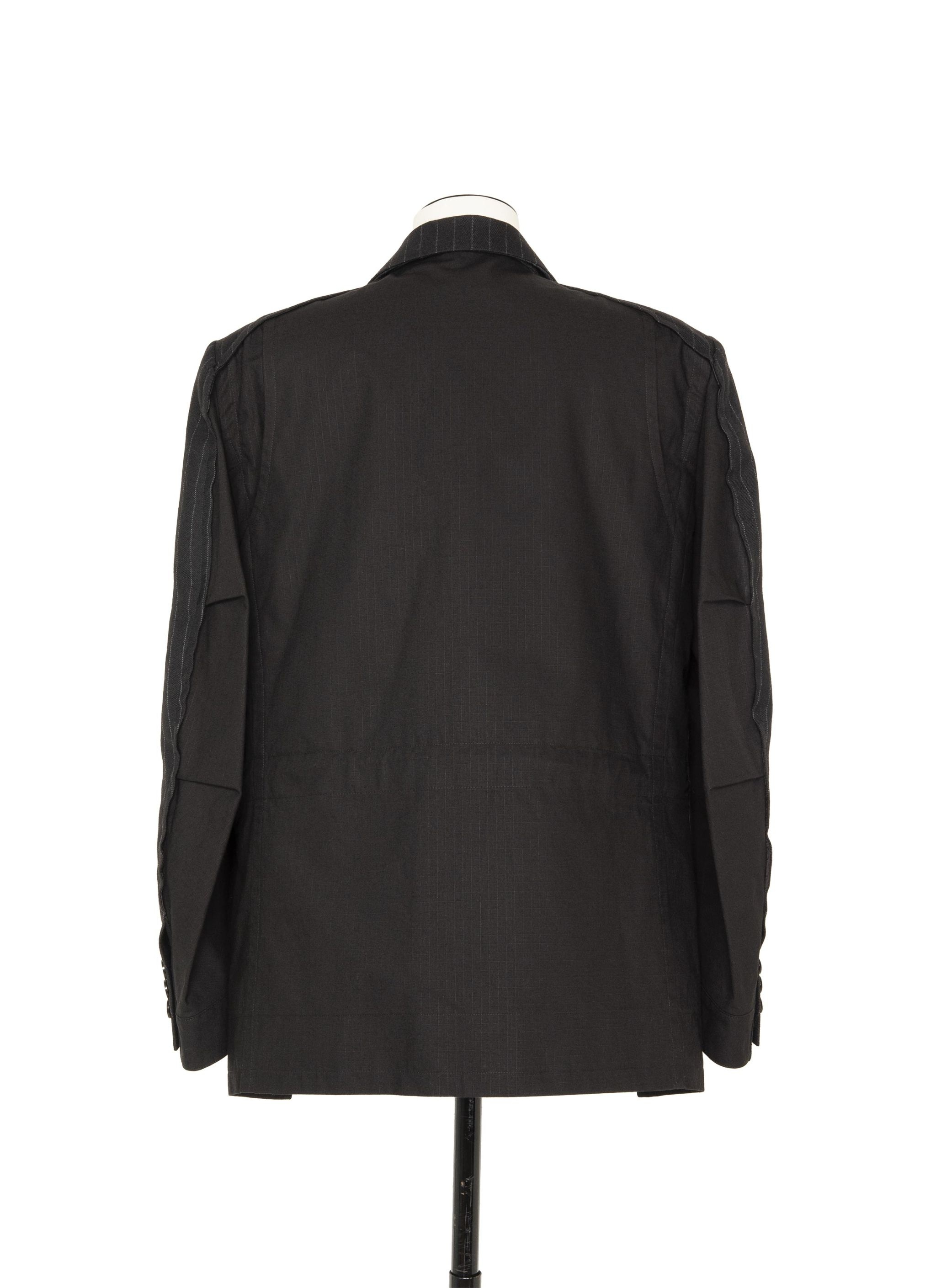 Chalk Stripe x Rip Stop Jacket - 3