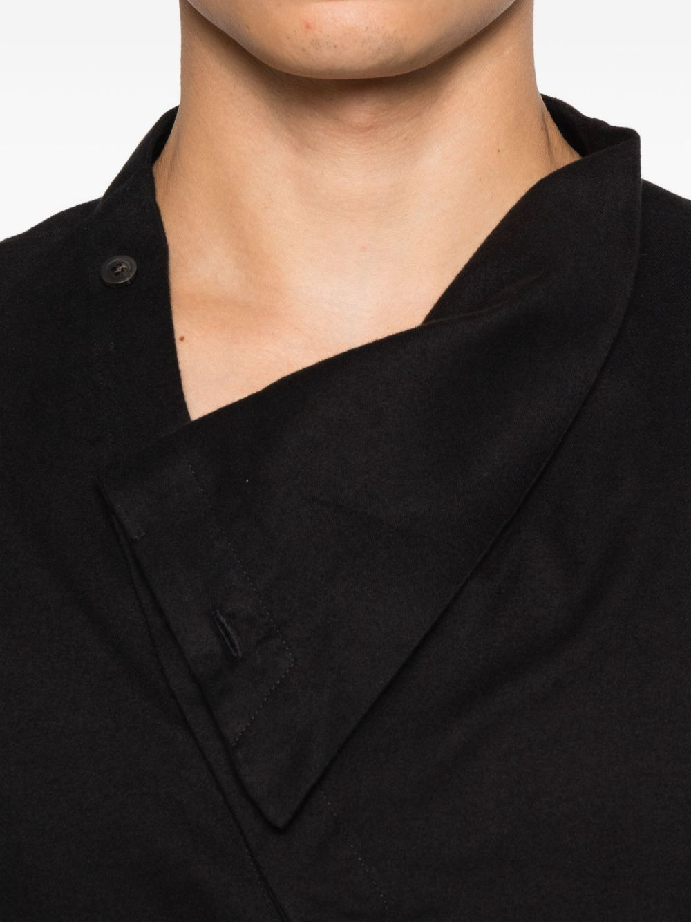 high-neck long-sleeve shirt - 5