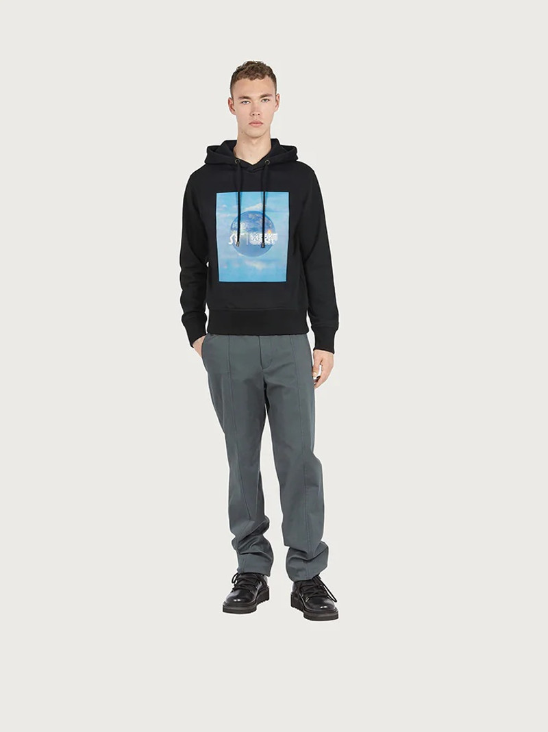 LIMITED EDITION FERRAGAMO X SHXPIR HOODED SWEATSHIRT 6