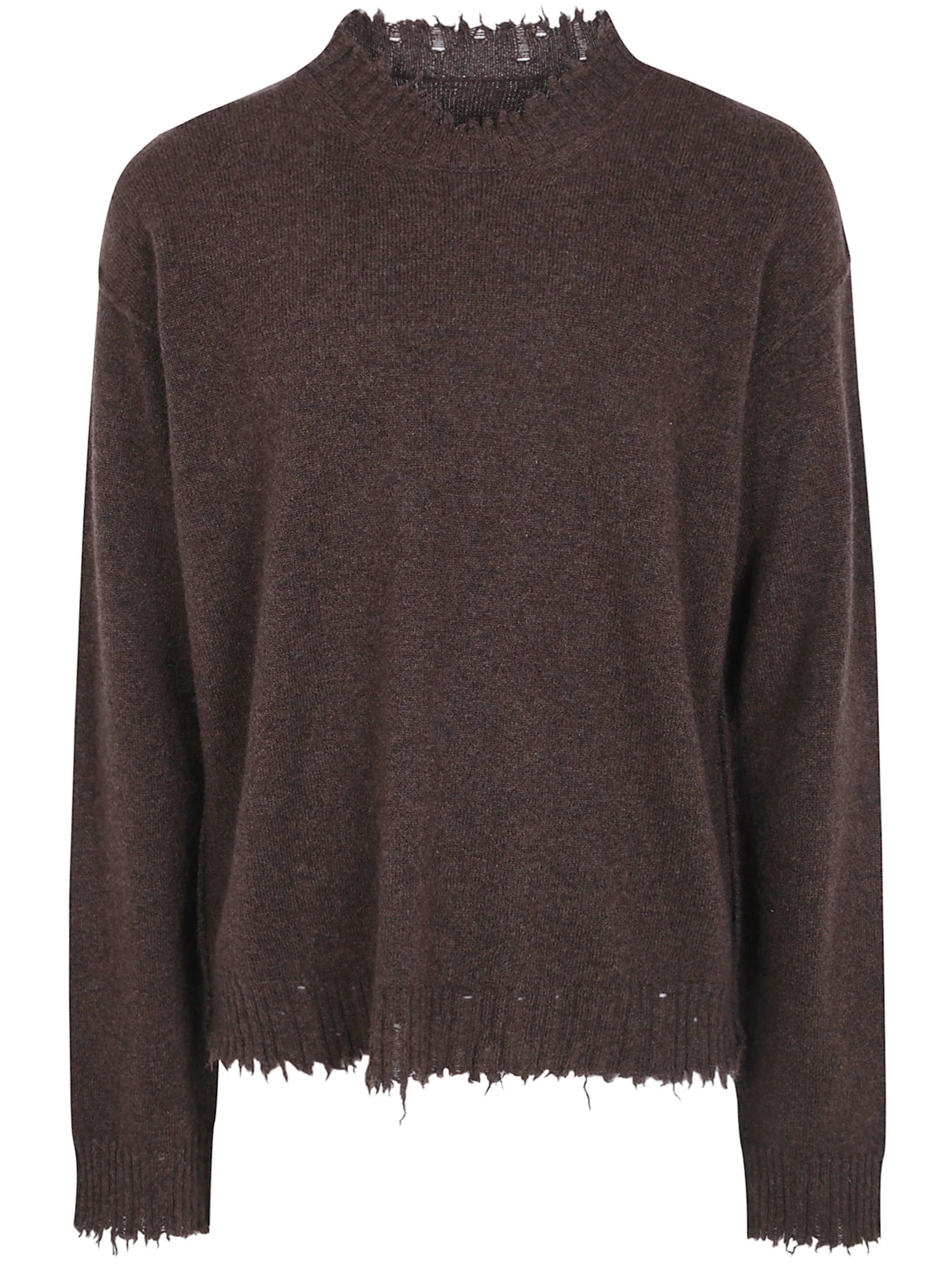 Sweater Torn Edge "Plain Ws" - 1