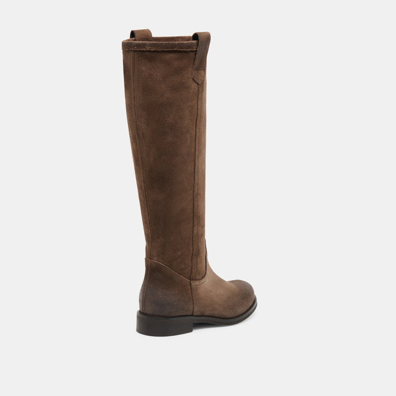 RAMZY BOOTS CHOCOLATE SUEDE 3