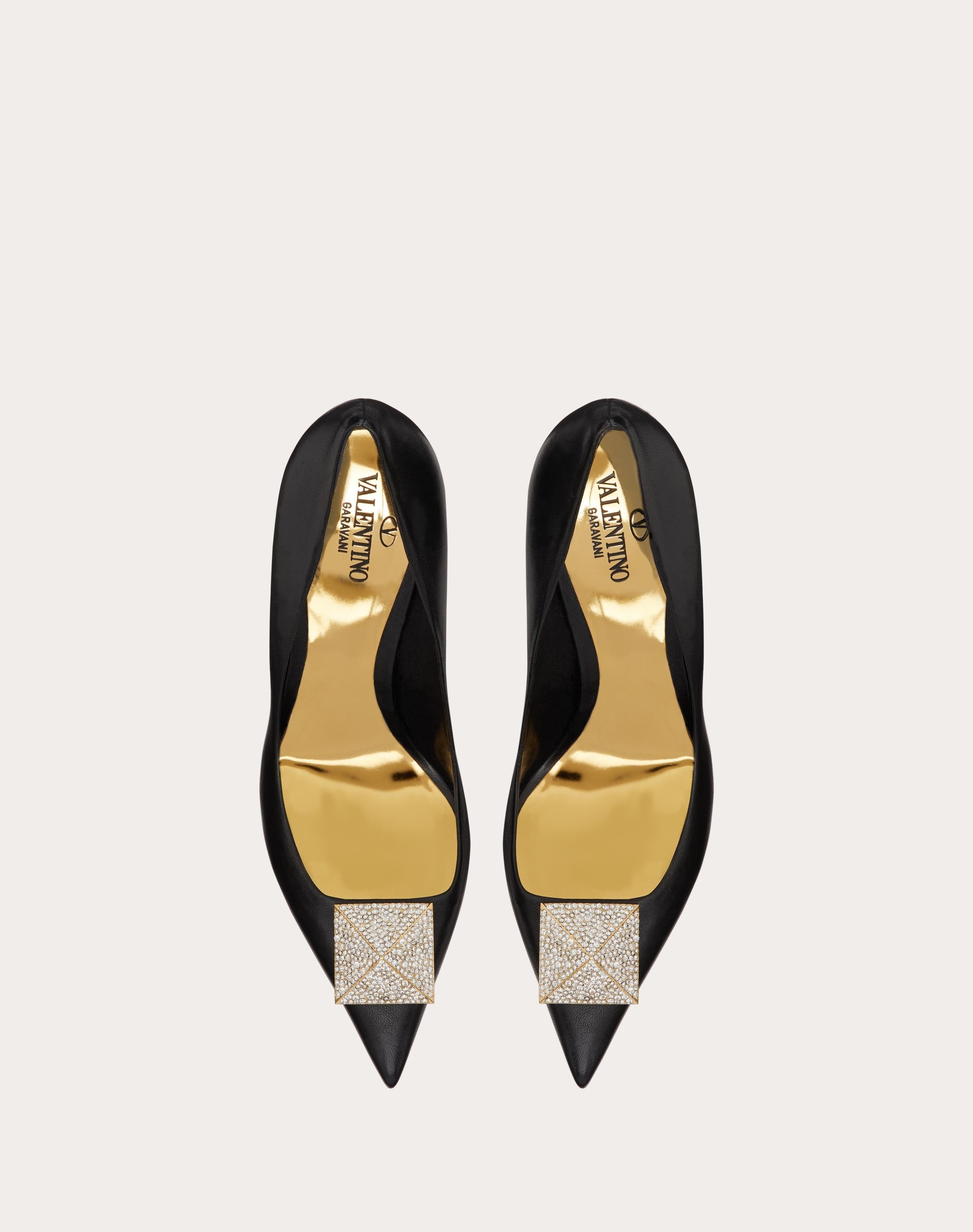 Valentino VALENTINO GARAVANI ONE STUD PUMP WITH CRYSTALS