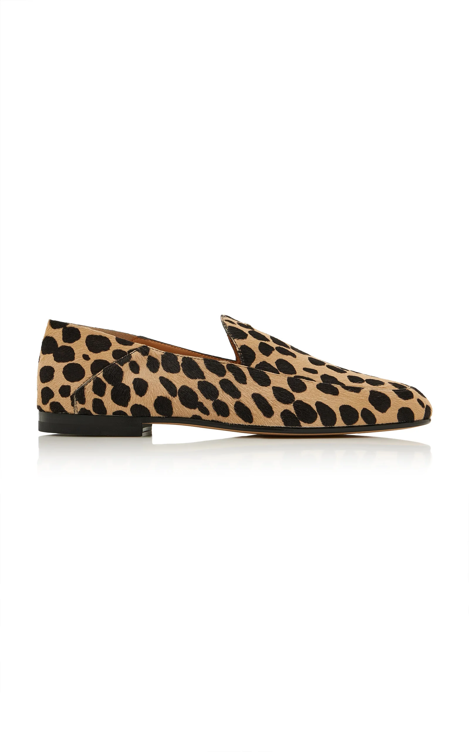 Pony-Effect Leather Mules - 1