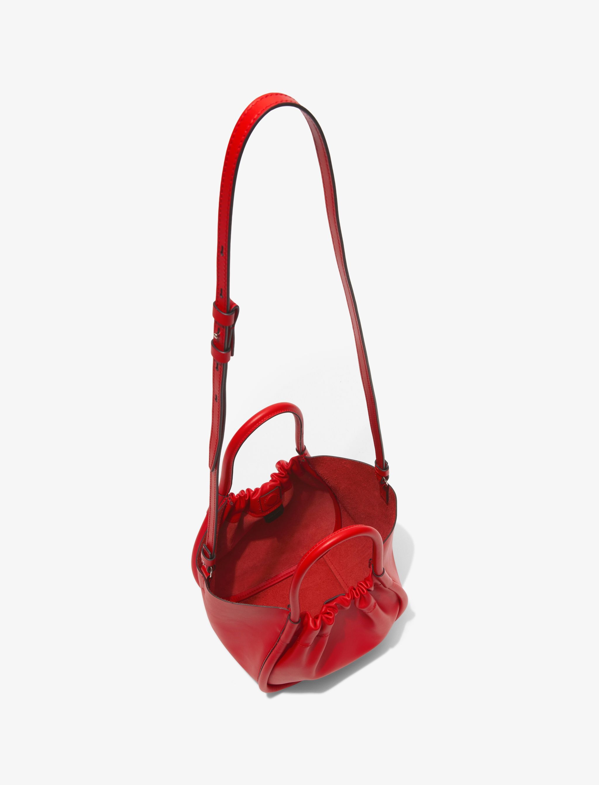 Small Ruched Crossbody Tote - 4
