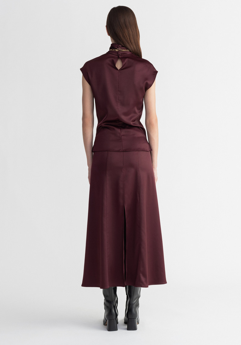 FOX Satin maxi skirt 3
