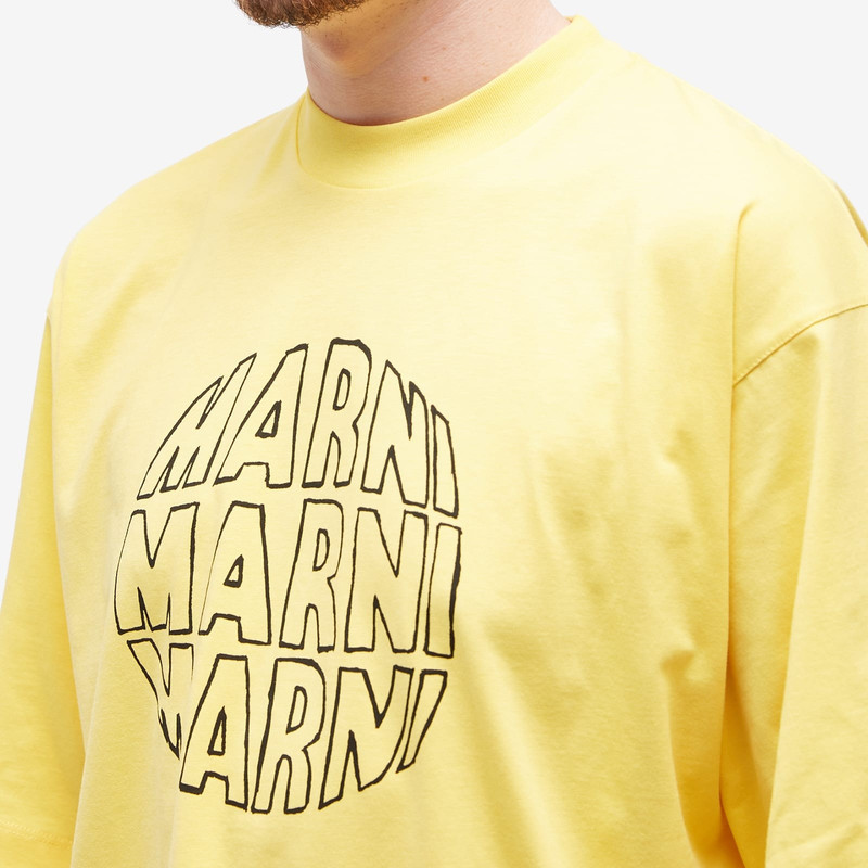 Marni Circular Logo T-Shirt 5