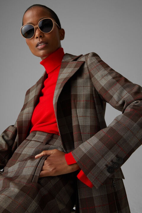 Philina Blazer in Brown/Red - 6