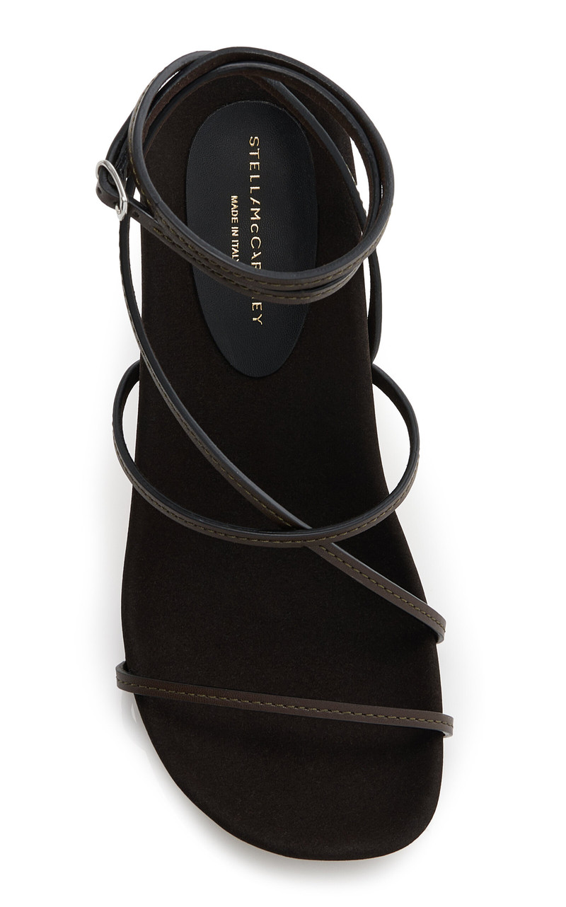 Stella McCartney Terra Heeled Sandals brown outlook