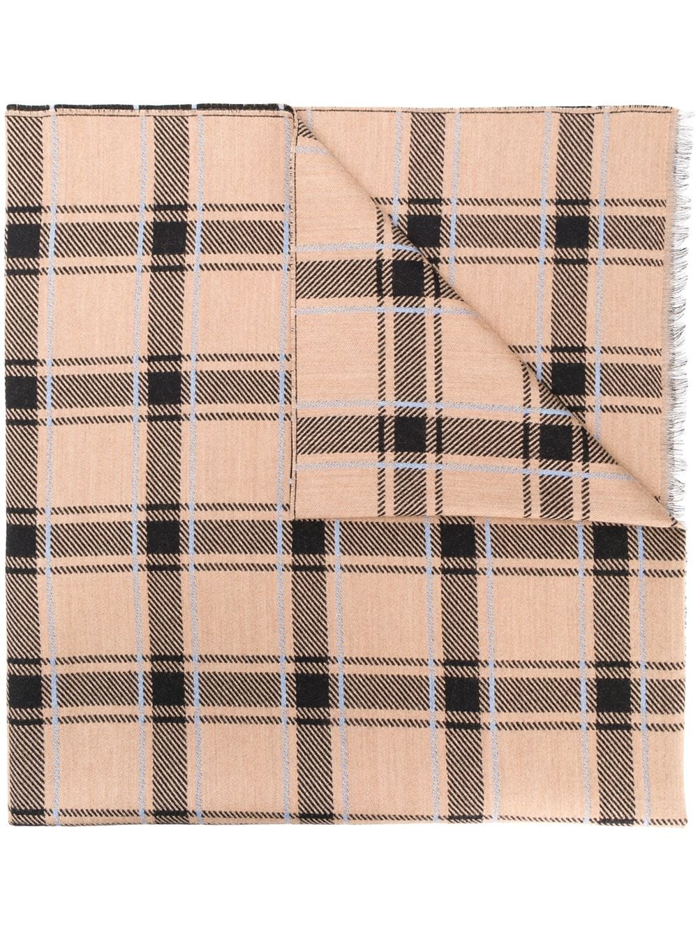 checked scarf - 1